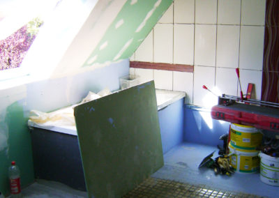 Chantier salle de bain