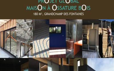 Construction globale d'une maison à ossatures bois. Suivez le chantier de A à Z !