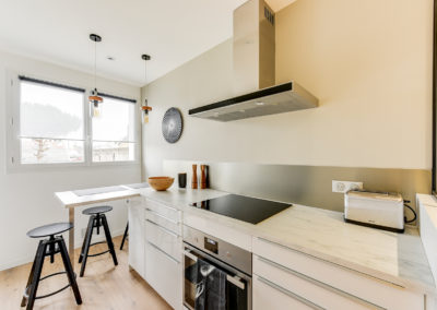 Rénovation et agencement d'un appartement destiné à la location - cuisine